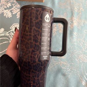 Hydrojug + Acta Luxe Leopard 40oz Traveler Tumbler
